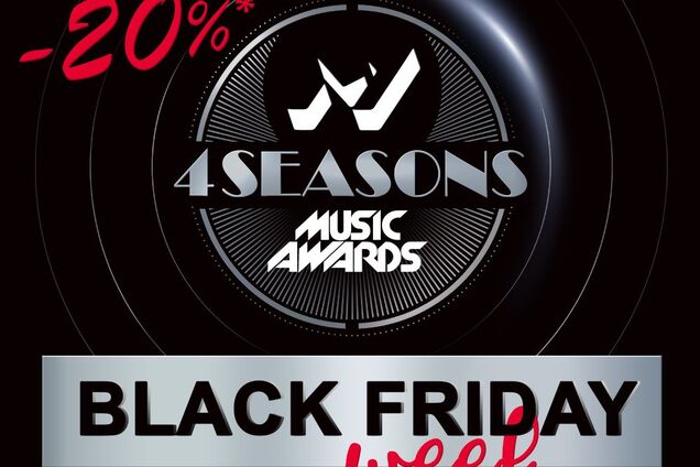 BLACK FRIDAY WEEK:     M1 Music Awards. 4 Seasons   