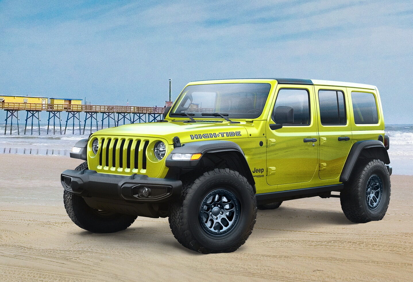 Wrangler High Tide будет предложена в пяти новых цветах, включая новый желтый High Velocity