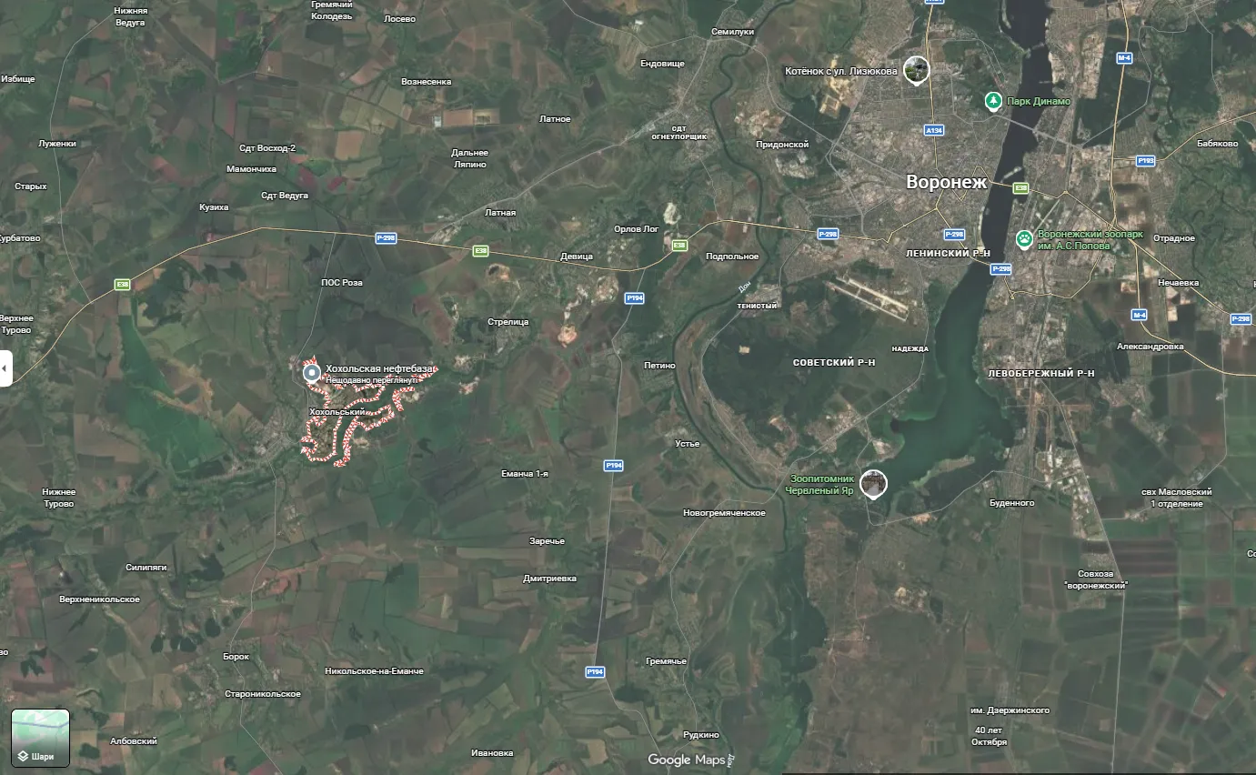 У Генштабі підтвердили удар по нафтобазі в Воронезькій області і об’єктах ворога на Донбасі. Фото і відео