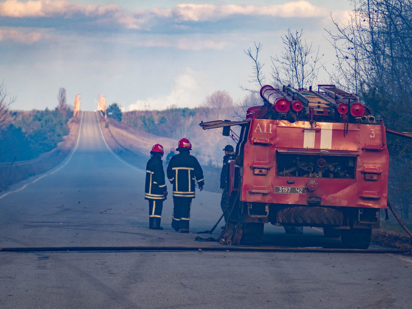 Пожары в Чернобыльской зоне отчуждения