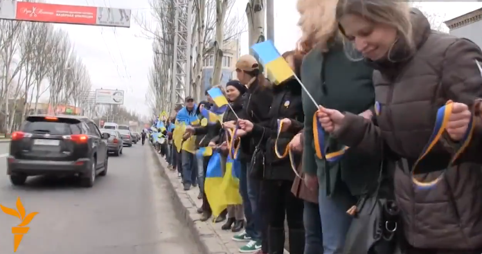 Мітинг у Донецьку, 2014 рік