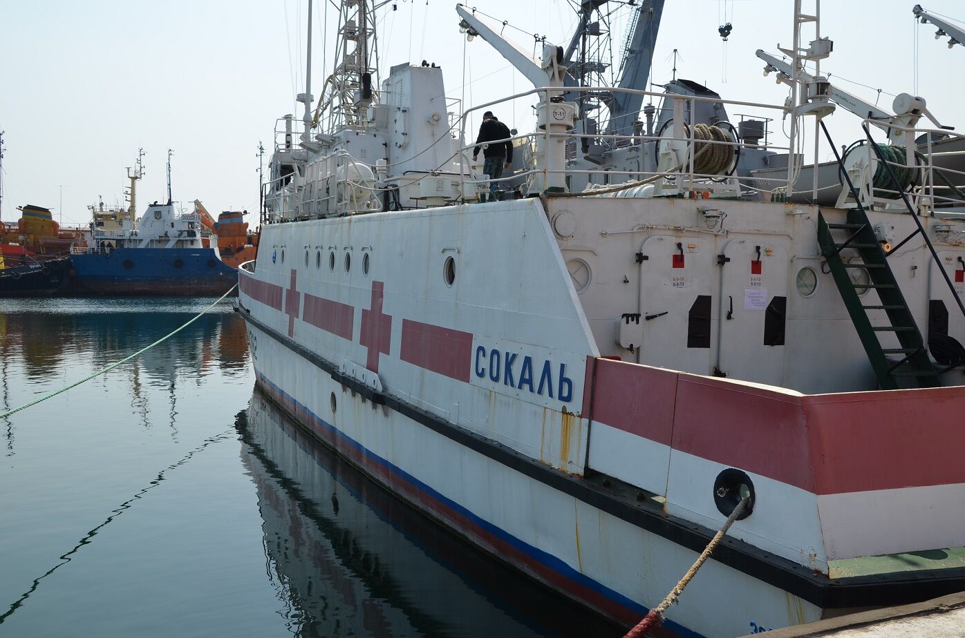 В Одессе "коронавирусных" больных будут лечить на судне ВМС Украины