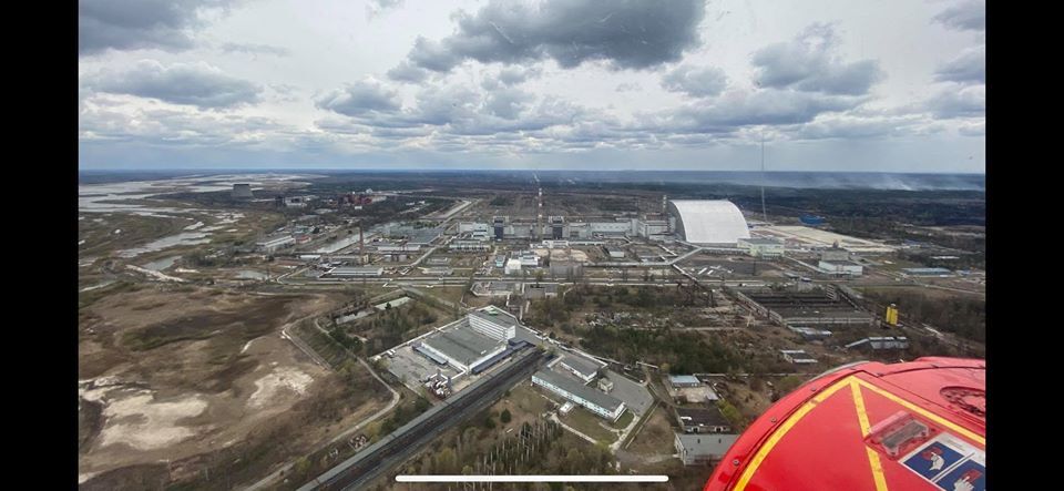 Пожежа в Чорнобильській зоні
