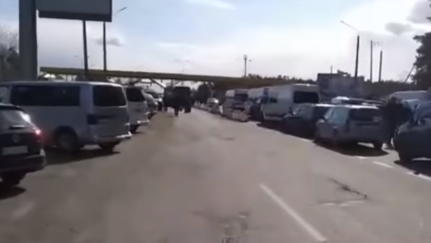Украинцы перекрыли КПП "Ягодин"