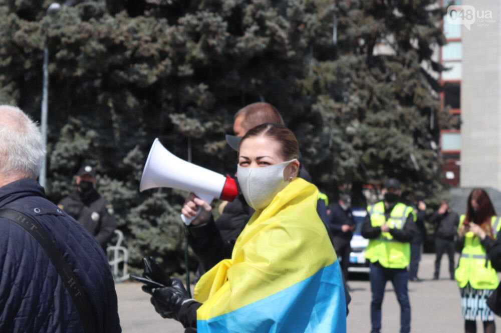 Протест предпринимателей в Одессе