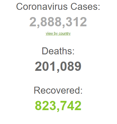 Количество жертв коронавируса превысило 200 тысяч человек. Статистика