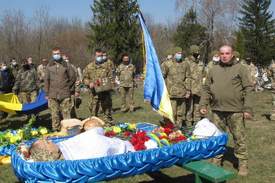 Похороны Владимира Мовчанюка