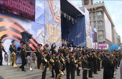 Парад на 9 Мая во времена Януковича