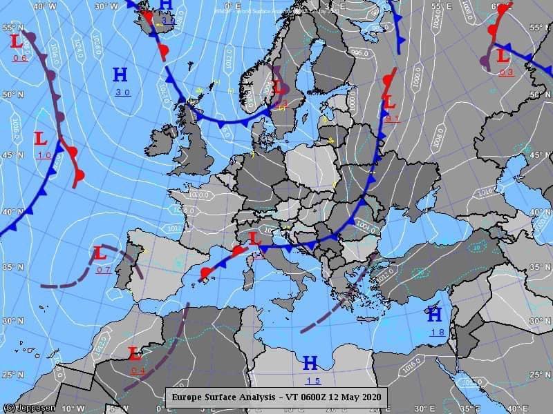 Карта погоды в Украины 13 мая