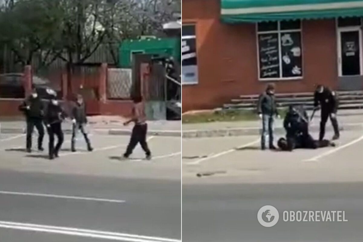 В Харькове иностранец избил полицейского веткой из-за маски