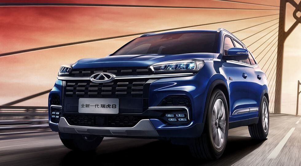 Chery Tiggo 8 после рестайлинга в 2019 году