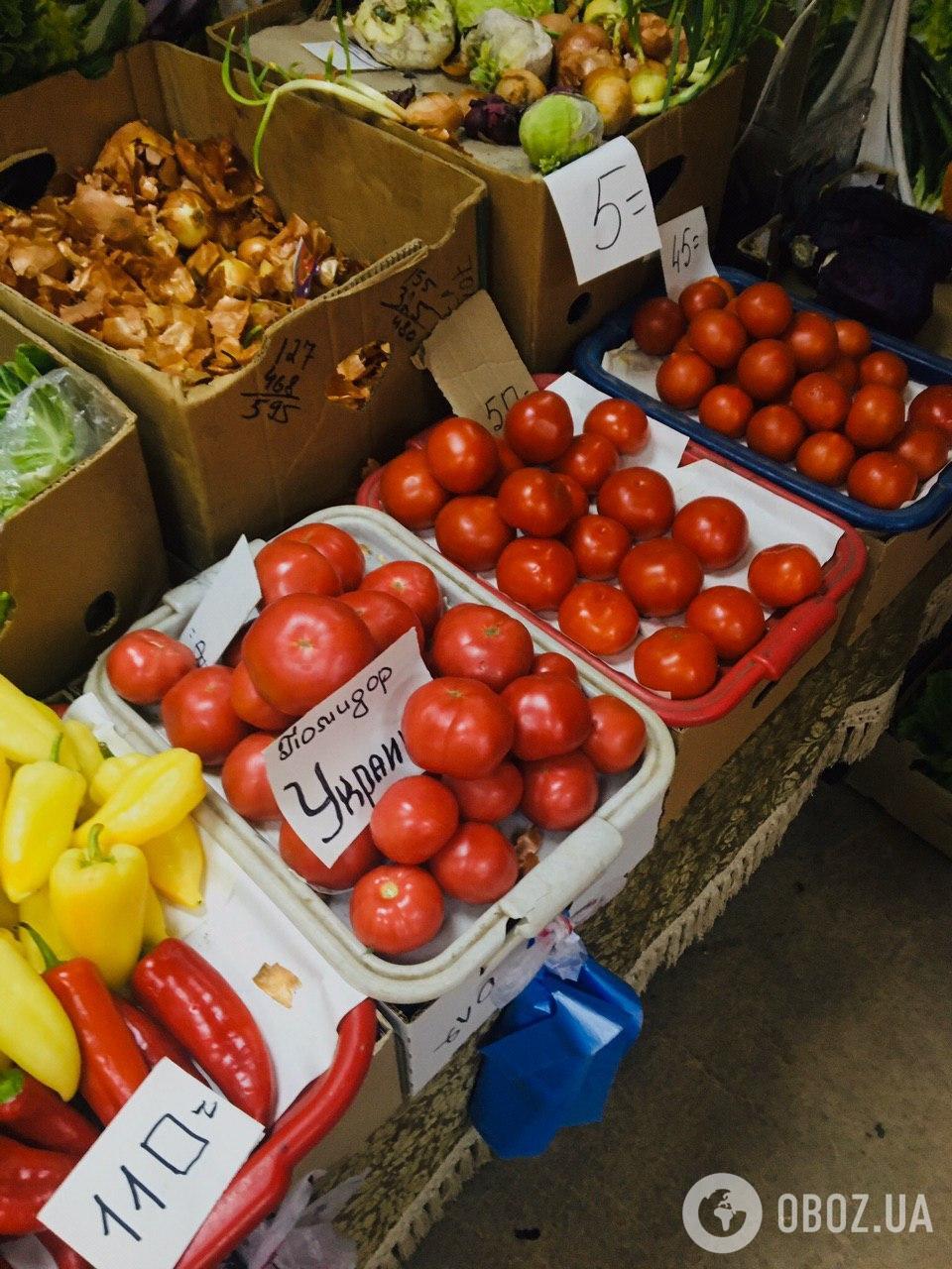 Овощи на рынках дешевле