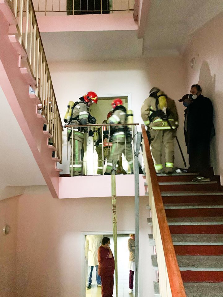 Пожар в Александровской больнице: главврач заявила об умышленном поджоге