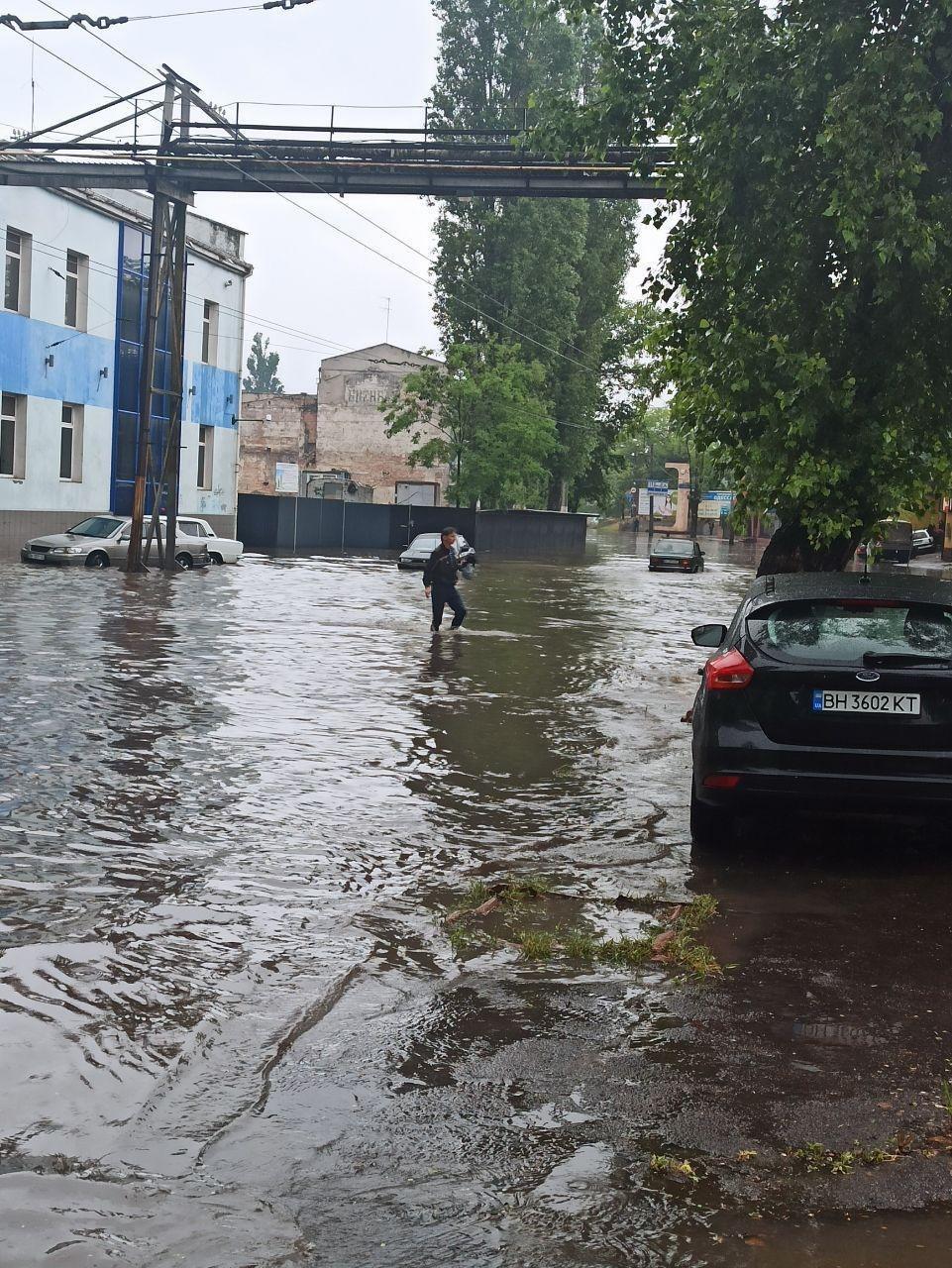 Одесу затопило через дощ