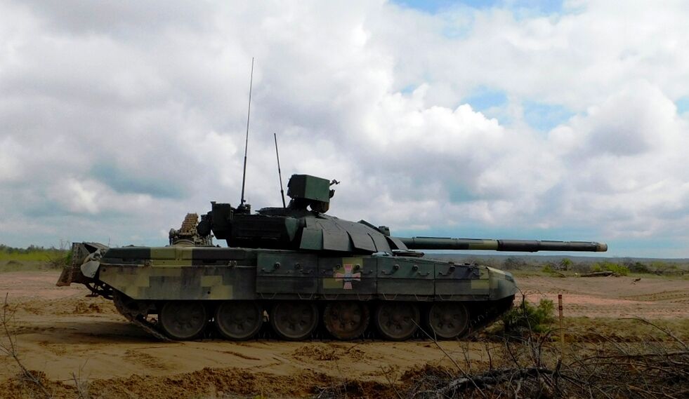 Испытание модернизированного Т-72