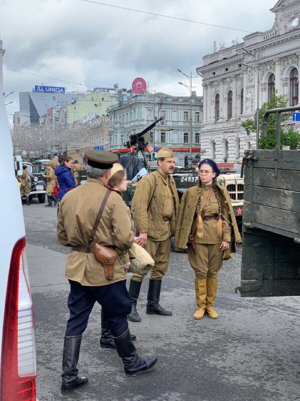 Автопробег в Харькове на 9 мая