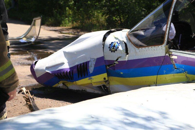 В Одессе разбился самолет