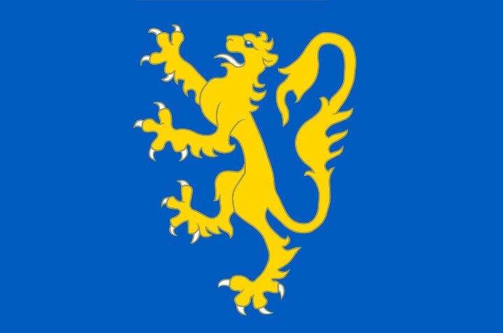 Лев, который был изображен на флаге и гербе Галицко-Волынского княжества