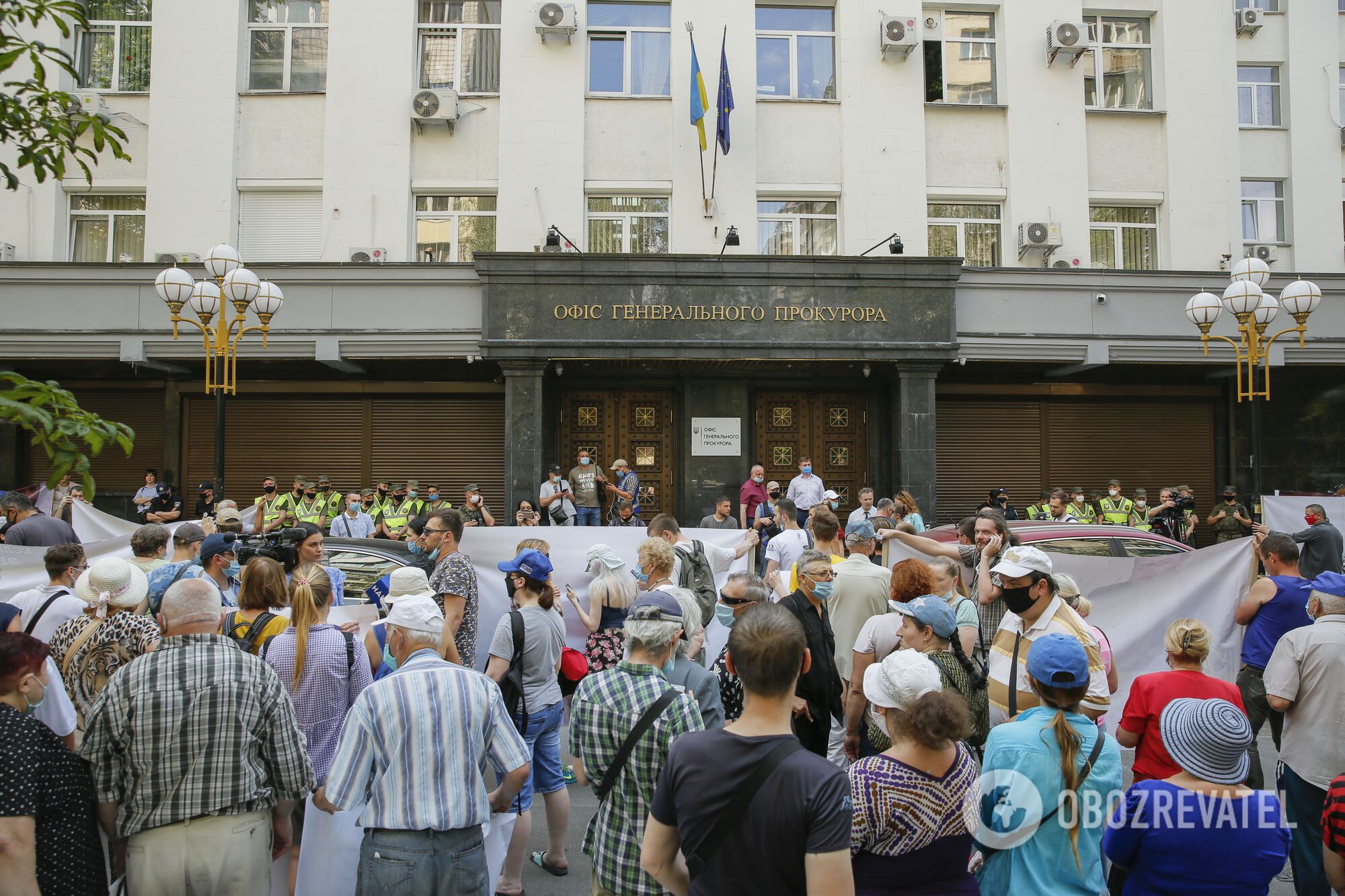 У Києві протестували проти наркобізнесу і ОЗУ, створеної громадянином РФ Олександром Щипцовим