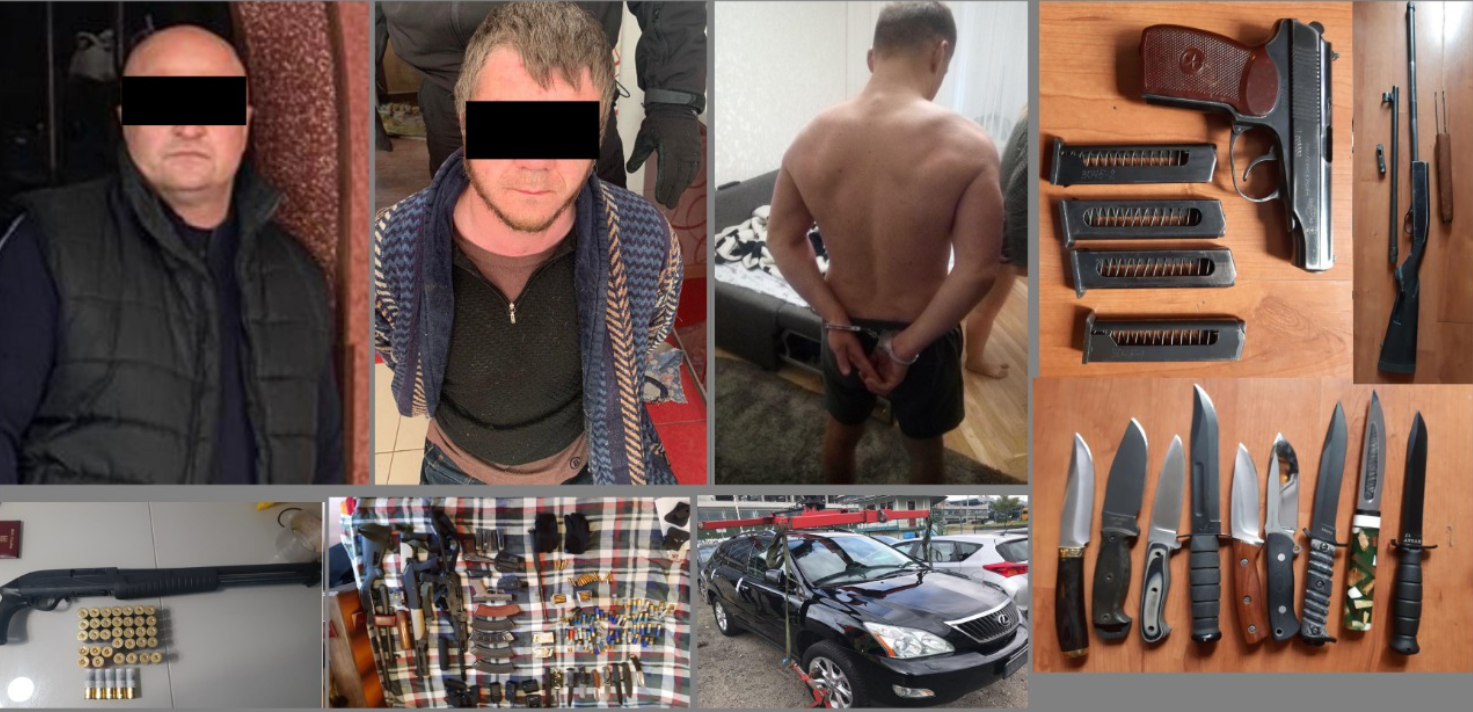Задержанные участники ОПГ