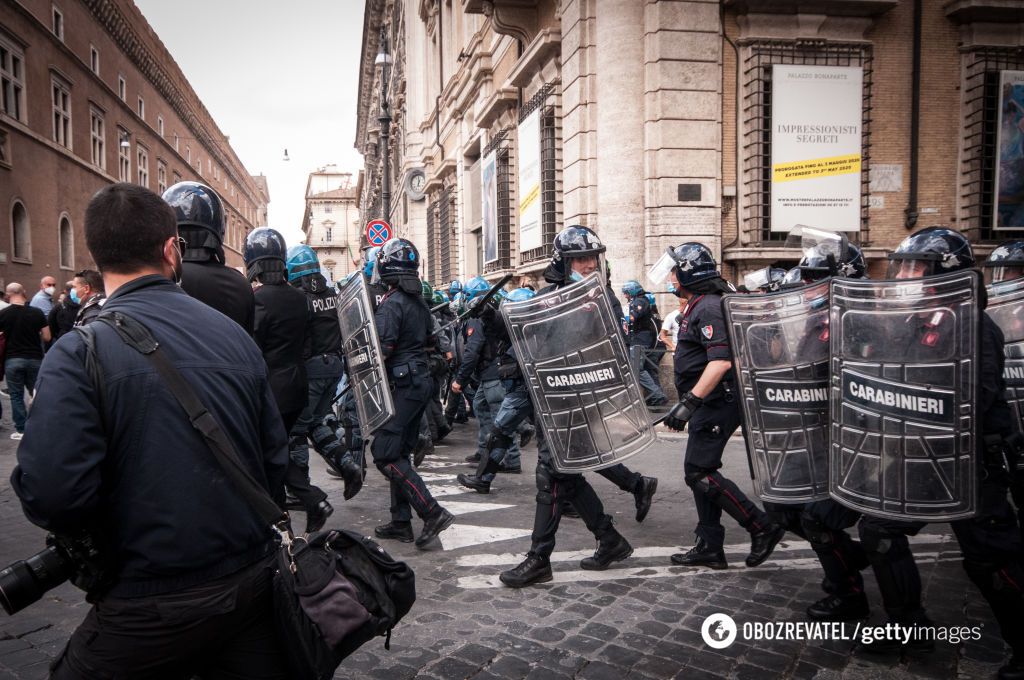 Протести в Італії