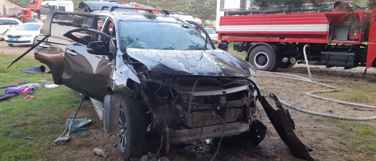 На Львовщине взорвался автомобиль с бизнесменом