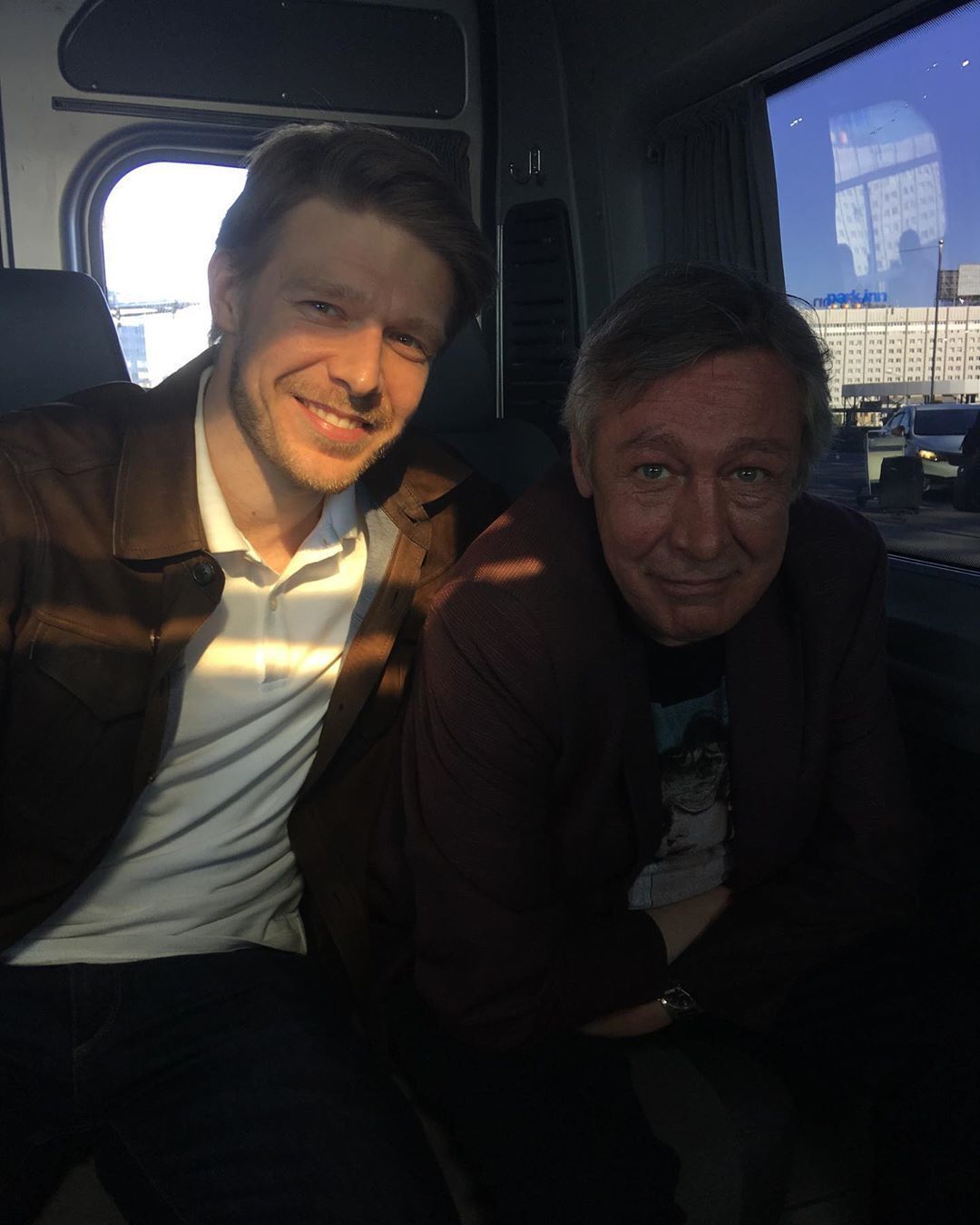 Михаил Ефремов и старший сын Никита