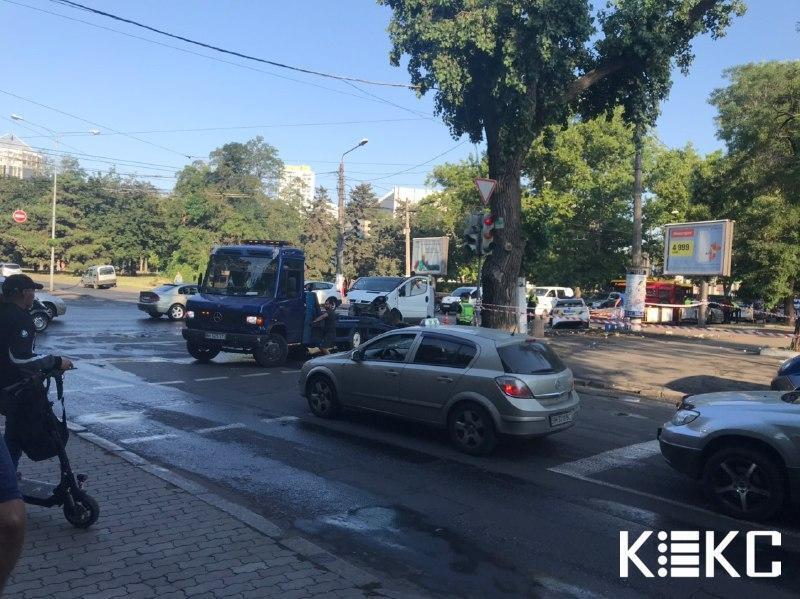 ДТП з поліцейським авто в Одесі