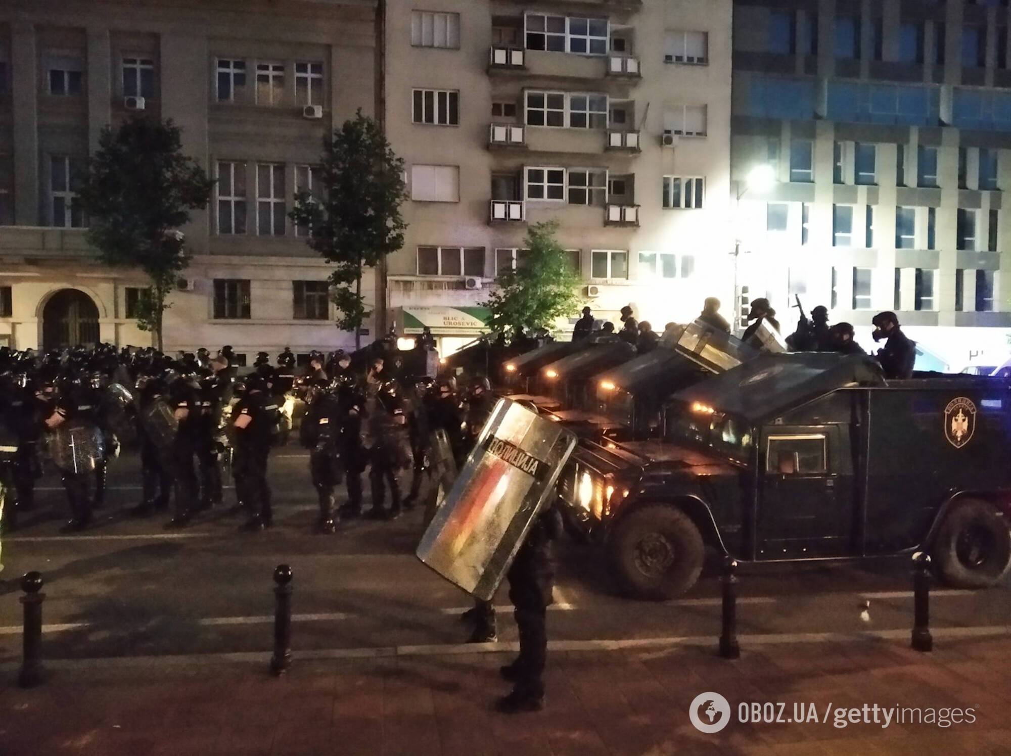 Протесты в Сербии