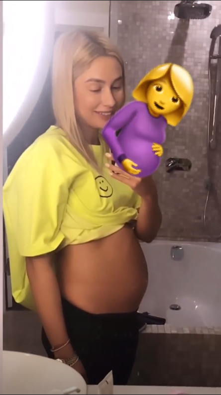 Наталя Рудова вагітна первістком (Instagram Наталії Рудової)