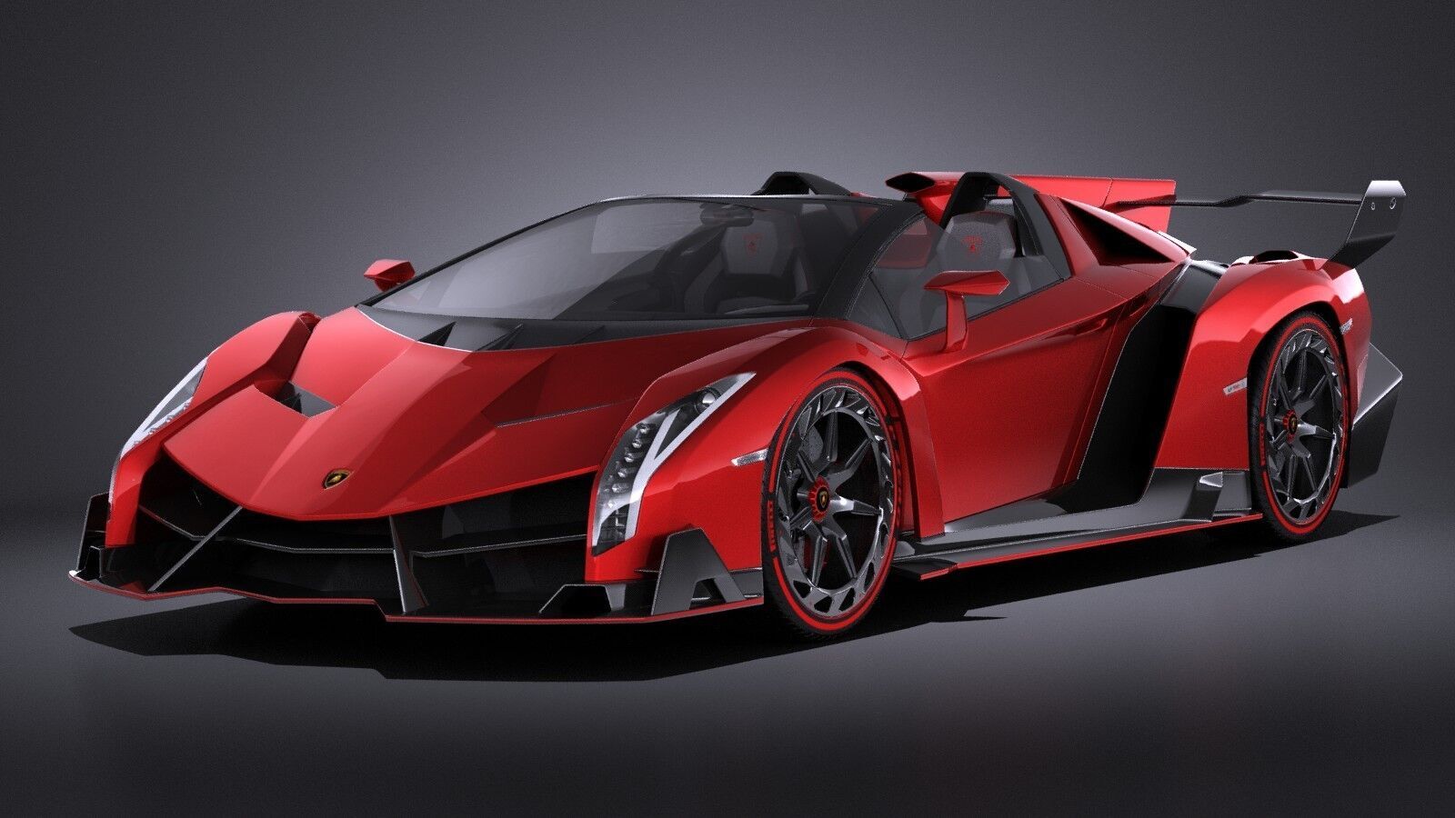 Lamborghini Veneno Roadster.