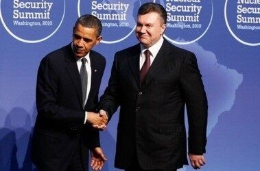 Барак Обама и Виктор Янукович
