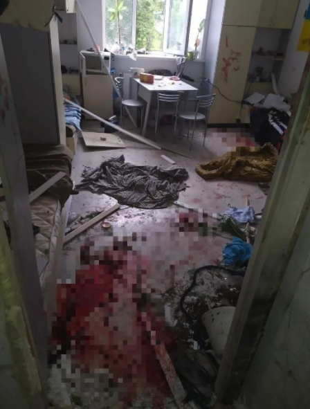 Последствия взрыва в учебном центре "Десна"