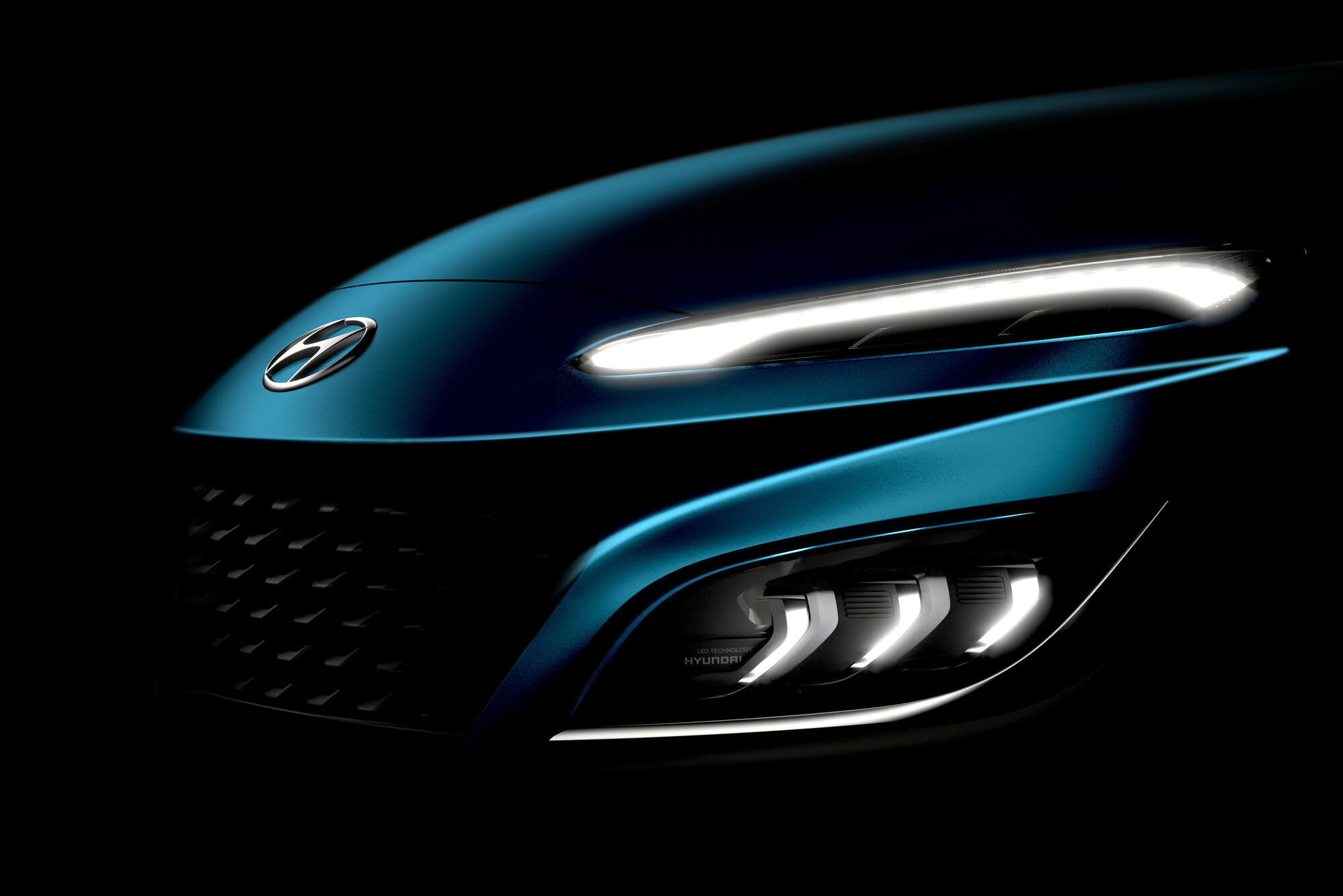 Обновленный кроссовер Hyundai Kona получит более выразительную внешность. Фото: