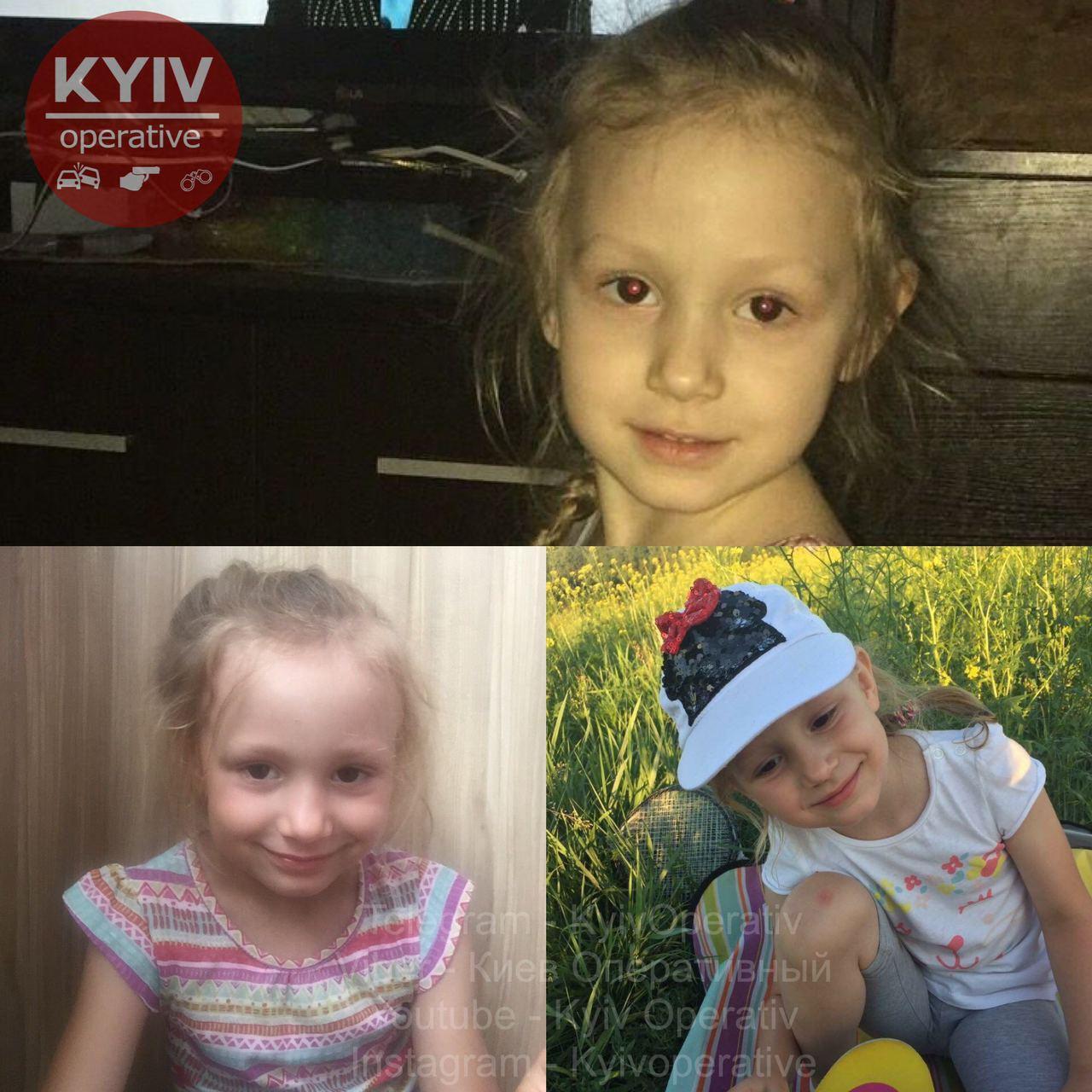 В Борисполе похитили пятилетнюю девочку