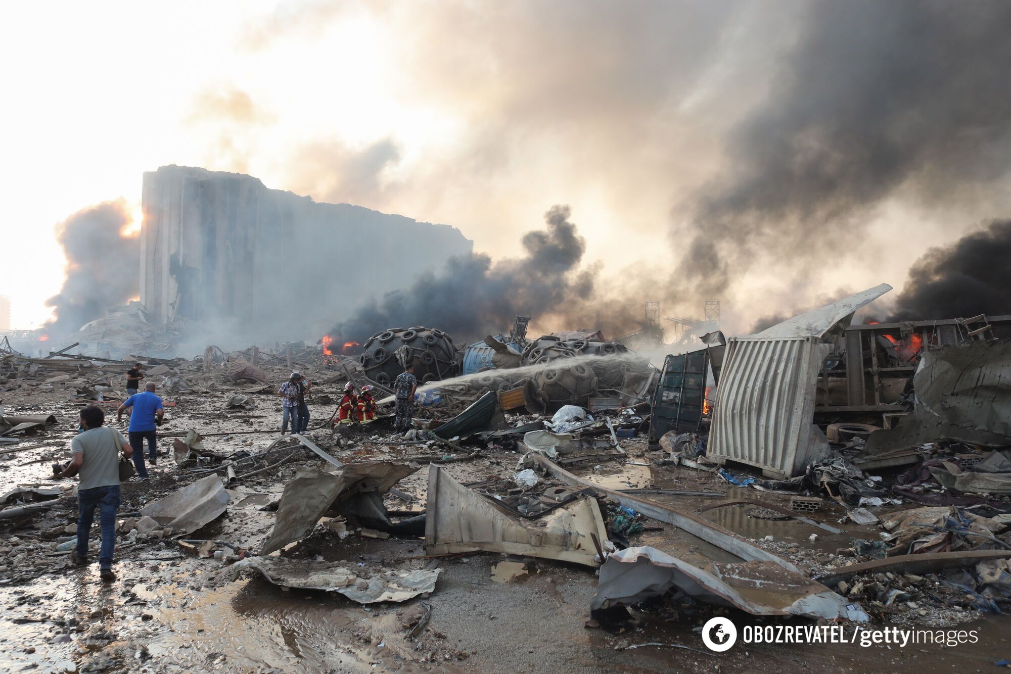 Последствия взрыва в Бейруте