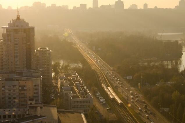 Забруднення повітря в Києві. Ілюстрація