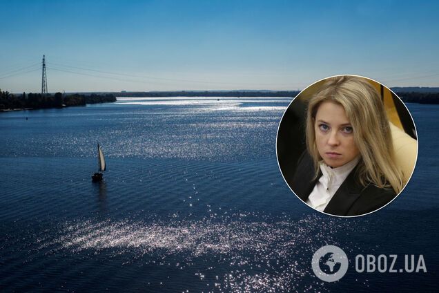 Поклонской посоветовали попить воды из Днепра в Черном море