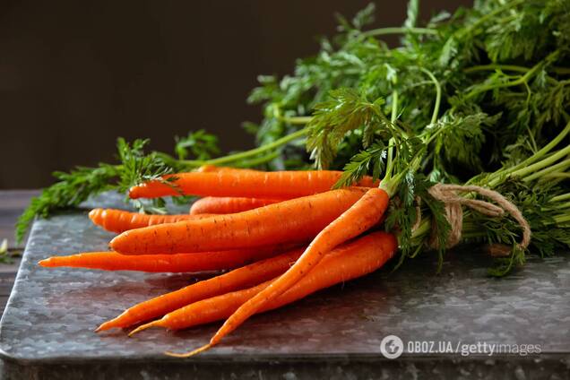 Морква допомагає запобігти печії та утворенню виразок