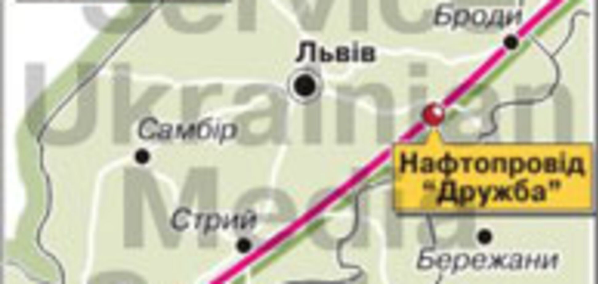 На Львовщине взорвался нефтепровод (Схема)