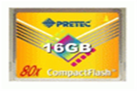 Pretec представила флэш-карту CompactFlash объёмом 16 Гб