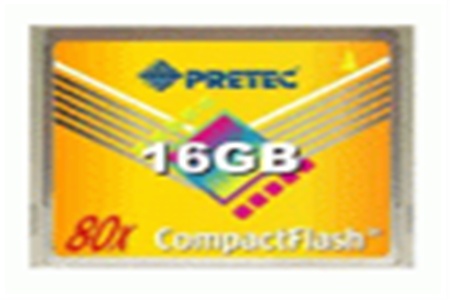 Pretec представила флэш-карту CompactFlash объёмом 16 Гб   
