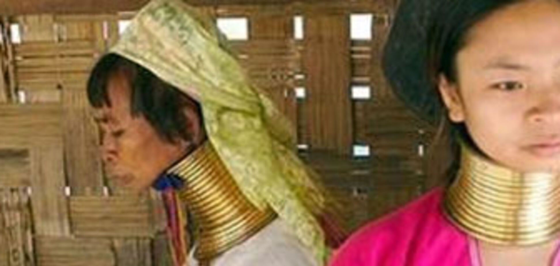 Девушки-жирафы. С золотыми шеями...