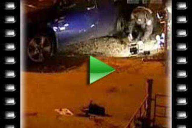 В Киеве в сотрудника СБУ бросили бомбу