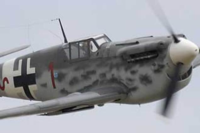 На Київщині ледь не впав Мессершмітт, поранений пілот-німець