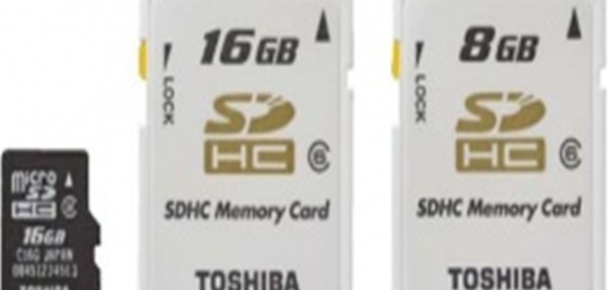 Toshiba анонсировала новые карты памяти для мобильных устройств емкостью 16 ГБ