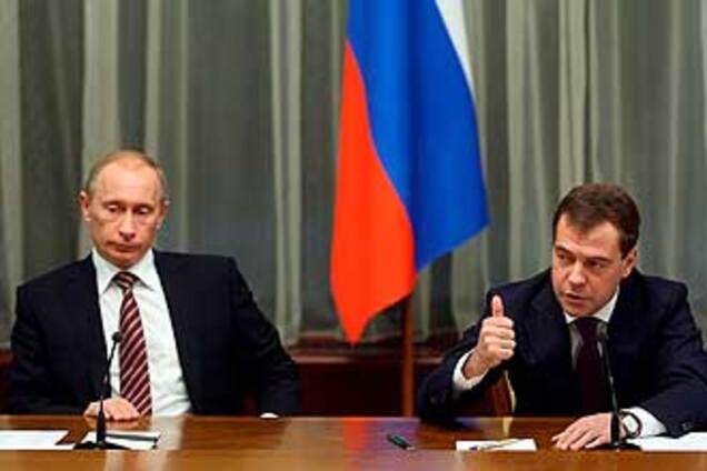 Медведев и Путин поздравили Ющенко с Новым годом