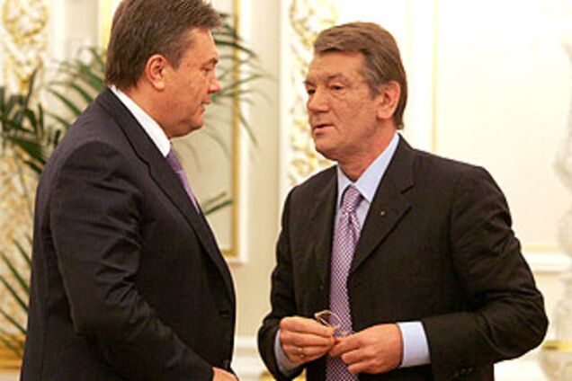 Янукович и Ющенко сварят ширку на надгробии БЮТ