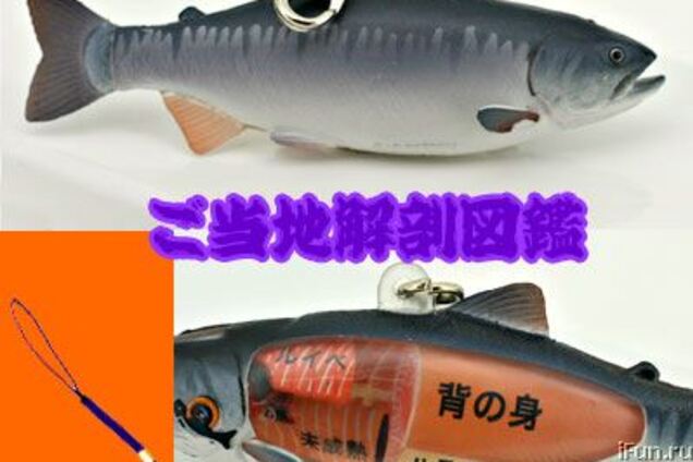 Японские брелки. С кишками!