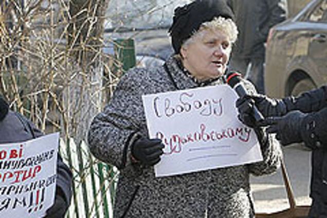 СПУ поддерживают Рудьковского плакатами